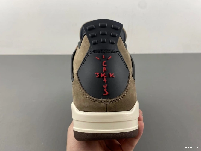 Rep Travis Jordan Air TS AJ4-882335 4 Scott x Retro Brown 0705